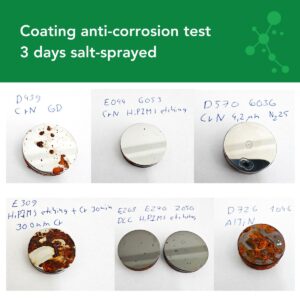Coating anti-corrosion test